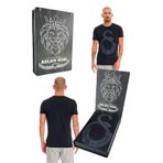 Galatasaray Orijinal Ata İmza T-Shirt Siyah Özel Tasarım Ahşap Kutulu