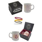 Galatasaray Orijinal Kupa Gs Lisanslı Mug, Bileklik Set Özel Ahşap Kutulu