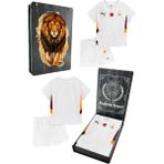Galatasaray Orijinal Lisanslı 24-25 Beyaz 5 Yıldızlı Uv Aslan Baskılı çocuk Forma Set Hediyelik Ahşap Kutu - 001 - Beyaz - 4 - 5 Yaş