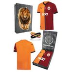 Galatasaray Orijinal Lisanslı 24/25 Parçalı 5 Yıldızlı Forma Spor Bileklik Set Aslan Bask