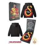 Galatasaray Orijinal Lisanslı Büyük Logo Çocuk Sweat Kişiye Özel Ahşap Kutulu