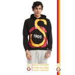 Galatasaray Orijinal Lisanslı Büyük Logo Kapüşonlu Erkek Sweat