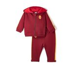 Galatasaray Orijinal Lisanslı Kapüşonlu Bebek Eşofman Takımı (Kırmızı, 24-36 Ay)