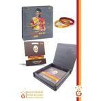 Galatasaray Orijinal Lisanslı Sarı Kırmızı 1905 2'li Yetişkin Bileklik Metin Oktay Baskılı Kutulu
