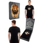 Galatasaray Orijinal Lisanslı Sıfır Yaka Siyah Gs İcardi T-Shirt Gs Aslan Baskılı Hediye