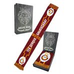 Galatasaray Orijinal Lisanslı Tek Gerçek Galatasaray Dokuma Atkı Hediyelik Ahşap Kutulu