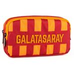 Galatasaray Sarı Kırmızı Nakışlı Okul Kalemliği / Kalem Çantası - Erkek Çocuk - İki Bölmeli - Me25542