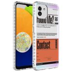 Galaxy A04 Kılıf Airbag Kenarlı Renkli Desenli Silikon Elegans Kapak