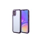 Galaxy A05 Kılıf Kamera Korumalı Renkli Kenar ve Çerçeve Tasarımlı Zore Vitamin Kapak-Derin Mor