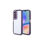 Galaxy A05S Kılıf Kamera Korumalı Renkli Kenar ve Çerçeve Tasarımlı Zore Vitamin Kapak-Derin Mor