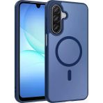 Galaxy A17 Kılıf M-Safe Şarj Özellikli Zore Babet Kapak - Mavi
