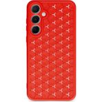 Galaxy A25 5G Kılıf Petek Silikon Kapak - Kırmızı