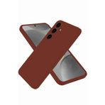 Galaxy A56 Uyumlu Yumuşak Silikon Telefon Kılıfı Bordo
