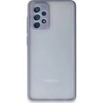 Galaxy A72 Kılıf Montreal Silikon Kapak - Gri