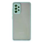 Galaxy A72 Kılıf Montreal Silikon Kapak - Turkuaz