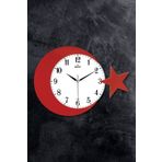 Galaxy Ay Yıldız Duvar Saati