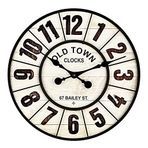 GALAXY Aypaş GALAXY Old Town Serisi Duvar Saati, 50 cm