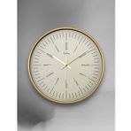 Galaxy D-218-A-8 Eskitme Kadran 30 CM Sessiz Akar Duvar Saati Gold-Beyaz