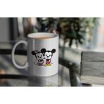 Galaxy Dijital Baskılı Kupa Bardak Mickey Mouse - Beyaz