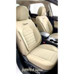 Galaxy Fıat Doblo - 2 Hafif Ticari 2004-2008 Uyumlu Şahika Serisi Oto Koltuk Kılıfı - Bej