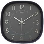 GALAXY Galaxy Premium Serisi Abs Kasa Duvar Saati Oval 30 Cm Siyah Renkli Klasik Kadran Çok Renkli