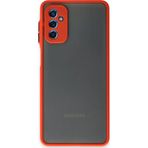 Galaxy M52 5G Kılıf Montreal Silikon Kapak - Kırmızı