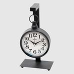 Galaxy Premium Metal Gövdeli Ofis ve Ev Masa Üstü Sessiz Akar Saat 35 cm Yükseklik