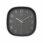 Galaxy Premium Serisi ABS Kasa Duvar Saati Oval 30 CM Gri Renkli Klasik Kadran