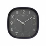 Galaxy Premium Serisi ABS Kasa Duvar Saati Oval 30 CM Siyah Renkli Klasik Kadran