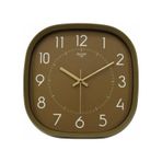 Galaxy Premium Serisi Abs Kasa Duvar Saati Oval 30 cm Yeşil Renkli Modern Kadran - Çok Renkli