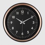 Galaxy Premium Serisi Klasik Tasarım Sessiz Mekanizma Latin Rakamlı 35 cm Duvar Saati Siyah