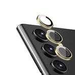 Galaxy S23 ile uyumlu Kamera Lens Koruyucu Ineffable Kamera Lens Koruma Gold