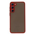 Galaxy S23 Kılıf Montreal Silikon Kapak - Kırmızı