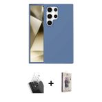 Galaxy S24 Ultra Kılıf Kozmos Yansıma Özel Seri - Siyah Bilvis 3D Cam Ekran Koruyucu + Şeffaf K