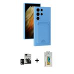 Galaxy S24 Ultra Kılıf Vadi Çizgi Prime - Siyah Polymer Nano Ekran Koruyucu + Siyah PVD Metal K
