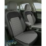 Galaxy Seat Ibiza Uyumlu Duru Serisi Oto Koltuk Kılıfı - GİYDİRMELİ - Gri