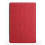 Galaxy Tab A8 10.5 SM-X200 (2021) Uyumlu Kılıf Smart Cover Standlı Akıllı 1-1 Tablet Kılıfı Kırmızı