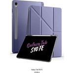 Galaxy Tab S10 Fe 10.9 İnç Uyumlu Kalem Bölmeli Katlanabilir Standlı Tri Folding Tablet Kılıfı