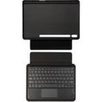 Galaxy Tab S10 Ultra Border Keyboard Bluetooh Bağlantılı Standlı Klavyeli Tablet Kılıfı - standart
