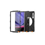 Galaxy Tab S8 Ultra Uyumlu Fuchsia Defender Silikon Tablet Kilifi