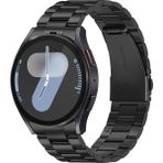 Galaxy Watch 6 / 5 / 4 Fe 40MM 44MM – Watch 6 Classic 43MM 47MM – Watch 5 Pro 45MM Uyumlu Paslanmaz Çelik Metal Kordon (20MM) - Siyah