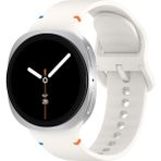 Galaxy Watch 8 / Classic / 2025 Serisi 40 mm / 44 mm / 46 mm Uyumlu Su Geçirmez Yumuşak Silikon Spor Kayış (20 mm) - Starlight