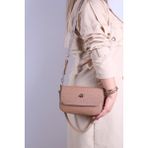 Galb Leather Günlük Kullanıma Uygun 5 Bölmeli Şık Kadın Omuz Çantası 23CM-14CM GLB4090 - Kum
