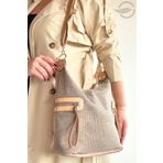 GALB LEATHER Premium Ürün Özel Büyük Boy Günlük Kullanıma Uygun Taşlı Salaş Kadın Omuz Çantası