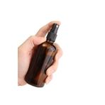 GALENİK Amber Cam Şişe 100ml Siyah Sprey Başlıklı 6 Adet TRD-0002