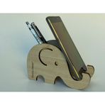 Galeno Design™ Elephant-Ahşap Masaüstü Organizer&Telefon Standı