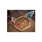 Galery Wood Montessori Ahşap Denge Kirişi, Denge Tahtası, Basamak Taşları, Aktivite Oyuncağı, Çocuk Oyuncak
