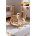 Galery Wood Sallanan At-Ahşap At-Sallanan Oyuncak