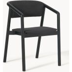 Gali Kollu Sandalye - 115.000 Martindale Kumaş, Fsc® Ahşap, Şık ve Dayanıklı - Siyah