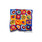 Galiga Color Study %100 Ipek Fular 55x55cm 'art On Silk'